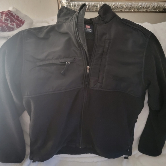 Chaps Men's Black Windbreaker Jacket - Picture 1 of 3